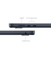مک‌بوک ۱۵ اینچی اپل مدل MacBook Air M3 MRYV3 رنگ میدنایت