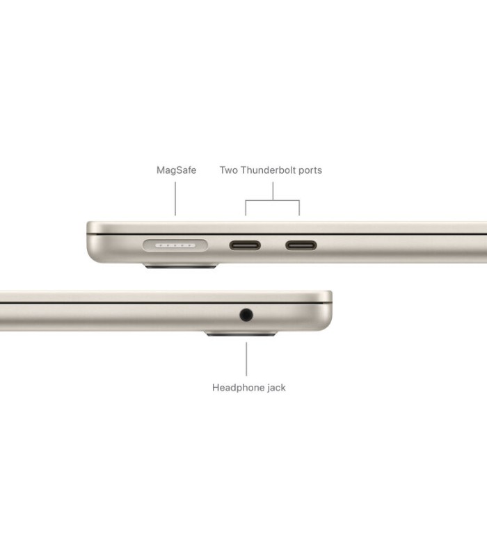 مک‌بوک ۱۳ اینچی اپل مدل MacBook Air M3 MXCU3 رنگ استارلایت