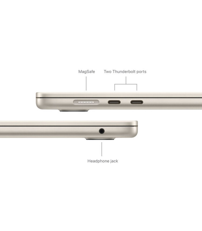 مک‌بوک ۱۵ اینچی اپل مدل MacBook Air M3 MRYT3 رنگ استارلایت