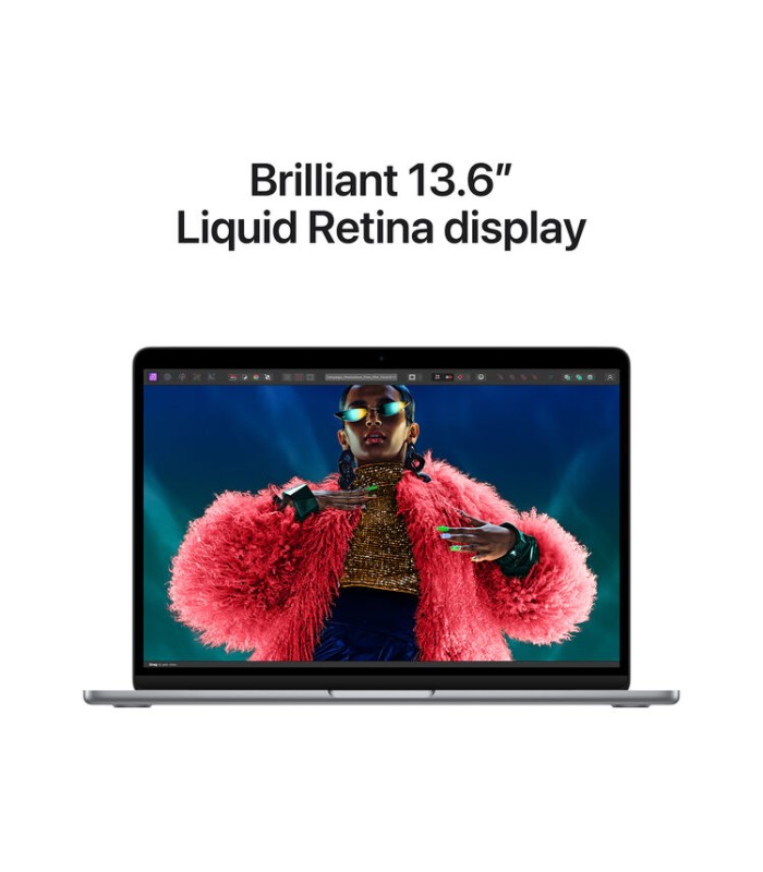 مک‌بوک ۱۳ اینچی اپل مدل MacBook Air M3 MRXP3 رنگ خاکستری