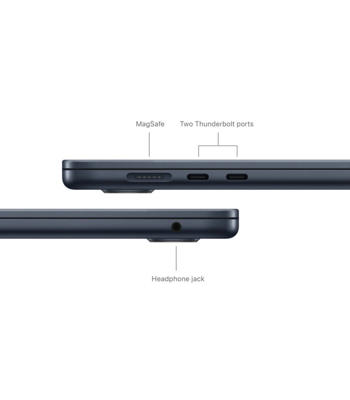 مک‌بوک ۱۵ اینچی اپل مدل MacBook Air M3 MRYU3 رنگ مید‌نایت