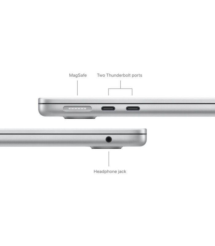 مک‌بوک ۱۳ اینچی اپل مدل MacBook Air M3 MRXR3 رنگ نقره‌ای