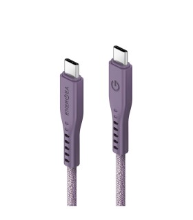 کابل شارژ ۱.۵ متری دو سر USB-C انرژیا مدل Energea Flow 240W-بنفش