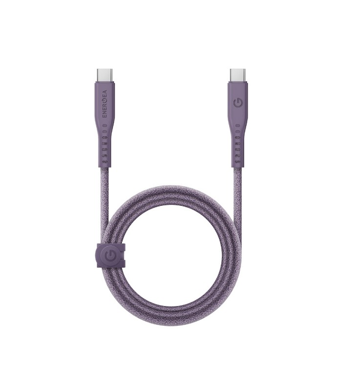 کابل شارژ ۱.۵ متری دو سر USB-C انرژیا مدل Energea Flow 240W-بنفش