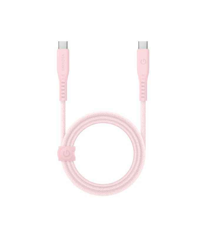 کابل شارژ ۱.۵ متری دو سر USB-C انرژیا مدل Energea Flow 240W-صورتی