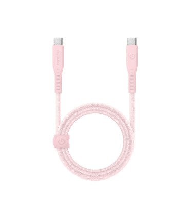 کابل شارژ ۱.۵ متری دو سر USB-C انرژیا مدل Energea Flow 240W-صورتی