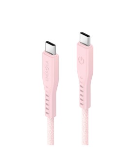 کابل شارژ ۱.۵ متری دو سر USB-C انرژیا مدل Energea Flow 240W-صورتی