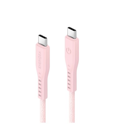 کابل شارژ ۱.۵ متری دو سر USB-C انرژیا مدل Energea Flow 240W-صورتی