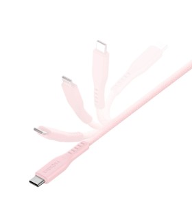 کابل شارژ ۱.۵ متری دو سر USB-C انرژیا مدل Energea Flow 240W-صورتی