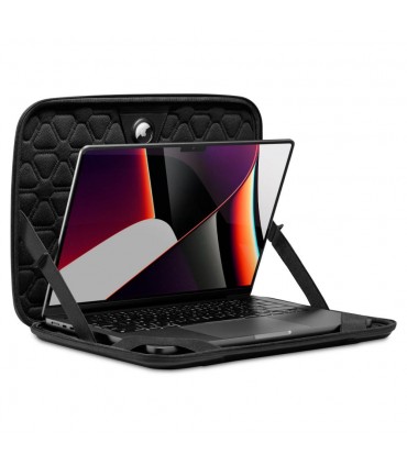کیف لپتاپ ضد ضربه ۱۶ اینچی اسپیگن مدل Spigen Pouch Rugged Armor Pro-مشکی-AFA04271