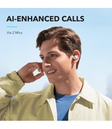 هدفون بی‌سیم انکر مدل Anker SoundCore A20i-سفید