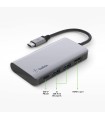 هاب شارژر ۴ در ۱ بلکین مدل Belkin Connect USB-C 4-in-1 Multiport Adapter