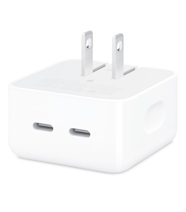 آداپتور شارژر 35W Dual USB-C Port Compact Power Adapter اپل با توان ۳۵ وات - اورجینال