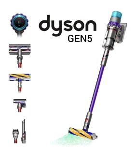 جارو شارژی دایسون رنگ نقره‌ای-بنفش مدل Dyson Gen5detect Absolute | Iron-Purple