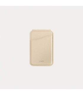 جاکارتی مگ‌سیف آیینه دار یونیک مدل Uniq Coehl Magnetic CardHolder with Mirror-کرم