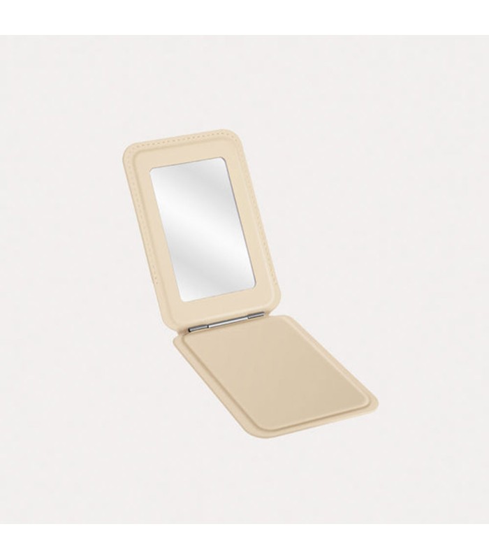 جاکارتی مگ‌سیف آیینه دار یونیک مدل Uniq Coehl Magnetic CardHolder with Mirror-بژ تیره