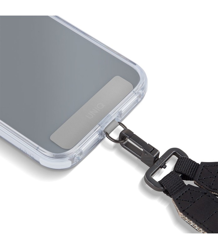 بند دوشی/مچی یونیک مدل UNIQ Vista 2 in 1 Lanyard and Hand Strap-مشکی