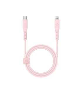 کابل شارژ ۱.۵ متری USB-C به لایتنینگ Energea مدل Flow-صورتی