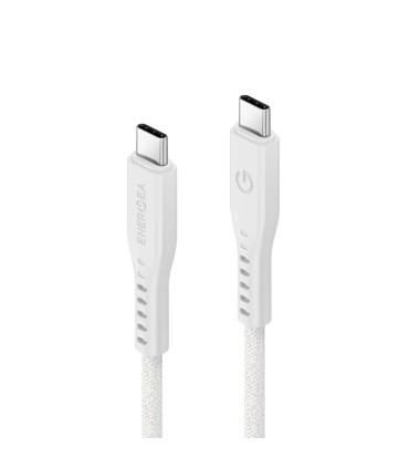 کابل شارژ ۱.۵ متری دو سر USB-C انرژیا مدل Energea Flow 240W-سفید