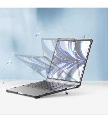 محافظ مک بوک ایر ۱۵.۳ اینچی لولو مدل Levelo Espectro-مشکی