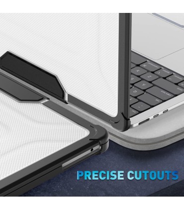 محافظ مک بوک ایر ۱۵.۳ اینچی لولو مدل Levelo Espectro-مشکی