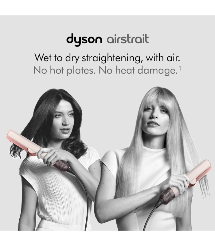 سشوار و صاف‌کننده مو دایسون مدل Dyson Airstrait HT01 Limited Edition-Ceramic Pink/Rose Gold (تولید محدود صورتی سرامیک/رز گلد)