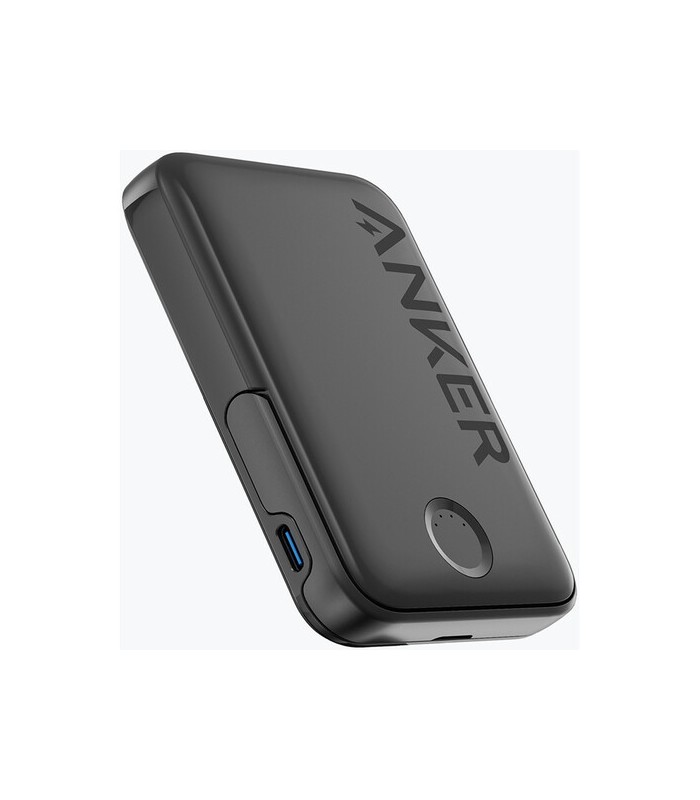 پاوربانک ۵ هزار مگ سیف انکر مدل Anker Magnetic and Slim with Foldable Stand (322 MagGo)-A1618-مشکی