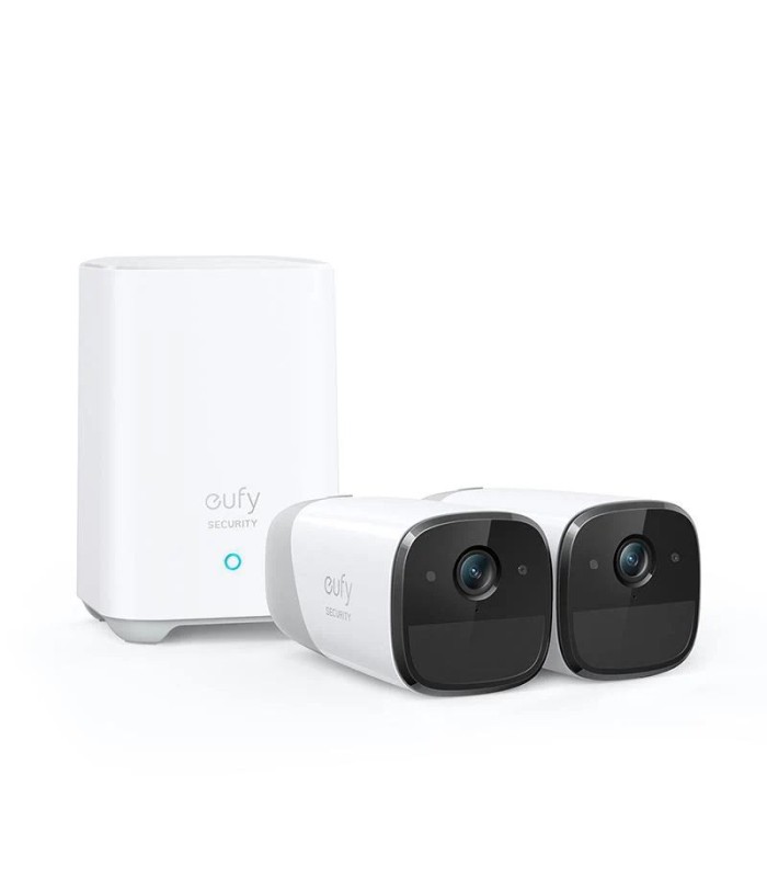 کیت دوتایی دوربین مداربسته هوشمند یوفی مدل Eufy Security Cam 2 Pro (۲ دوربین و یک مرکز‌ذخیره‌سازی )