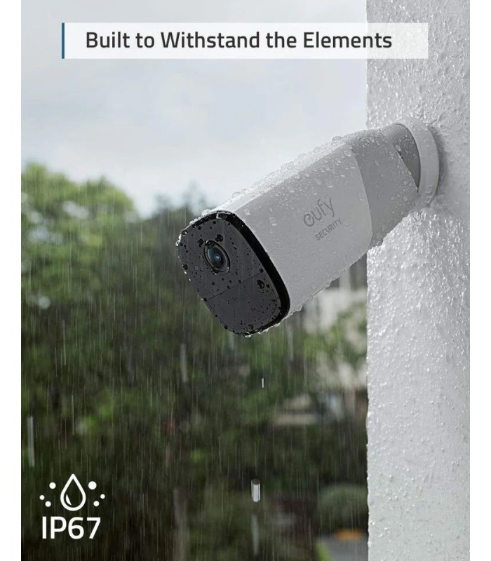 کیت دوتایی دوربین مداربسته هوشمند یوفی مدل Eufy Security Cam 2 Pro (۲ دوربین و یک مرکز‌ذخیره‌سازی )