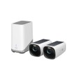 کیت دوتایی دوربین مداربسته هوشمند یوفی مدل Eufy Security S330 eufyCam 3 (۲ دوربین و یک مرکز‌ذخیره‌سازی )