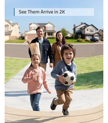 دوربین اضافه زنگ در هوشمند یوفی مدل Eufy Security Video Doorbell 2K Add-On Unit S220