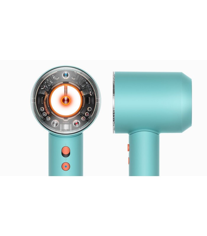 سشوار هوشمند دایسون مدل Dyson Supersonic Nural HD16 Ceramic Patina/Topaz (سرامیک فیروزه‌ای/نارنجی)