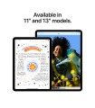 آیپد ایر ۶ - ۱۳ اینچی ۲۰۲۴  با چیپ M2- رنگ استارلایت با ظرفیت ۱۲۸ گیگابایت WiFi+Cellular
