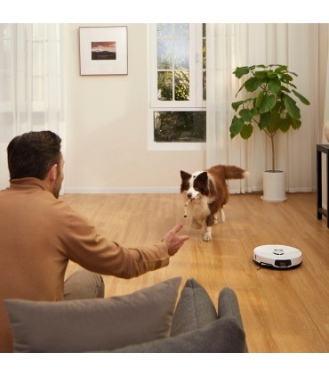 جاروبرقی رباتیک روبوراک مدل Roborock S8 MaxV Ultra-سفید