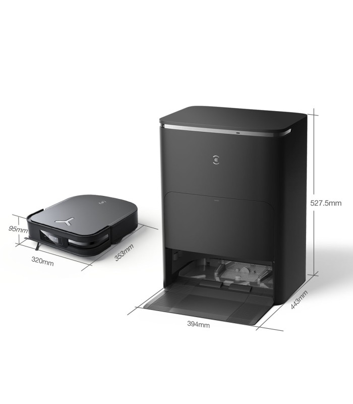 جاروبرقی رباتیک اکووکس مدل Ecovacs Deebot X2 Omni-مشکی
