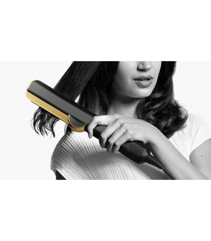 سشوار و صاف‌کننده مو دایسون مدل Dyson Airstrait HT01- Onyx Black/Gold (مشکی/طلایی)