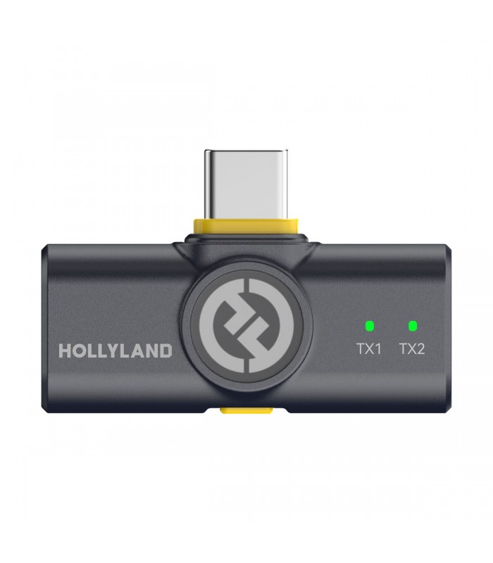 میکروفون بی‌سیم هالی‌لند پک کمبو مدل Hollyland LARK M2 DUO Combo | رنگ مشکی