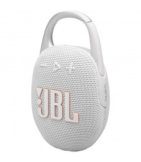 اسپیکر بلوتوثی جی‌بی‌ال مدل JBL Clip 5 (رنگ سفید)