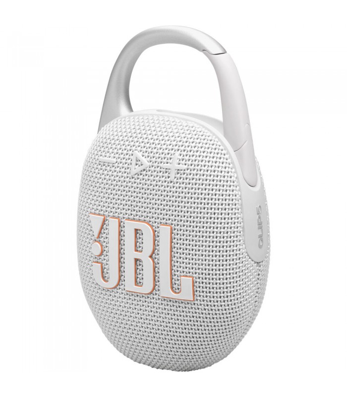 اسپیکر بلوتوثی جی‌بی‌ال مدل JBL Clip 5 (رنگ سفید)