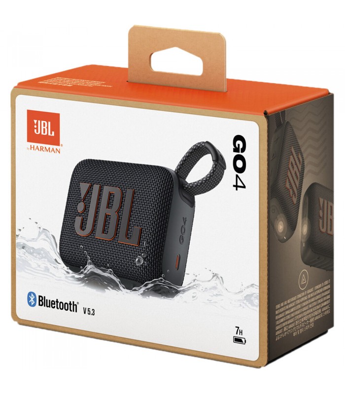 اسپیکر بلوتوثی جی‌بی‌ال مدل JBL Go 4 (رنگ مشکی)