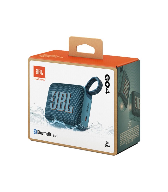 اسپیکر بلوتوثی جی‌بی‌ال مدل JBL Go 4 (رنگ آبی)