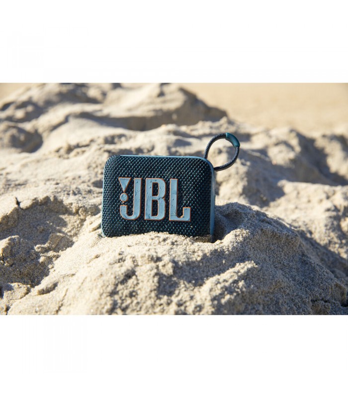 اسپیکر بلوتوثی جی‌بی‌ال مدل JBL Go 4 (رنگ آبی)