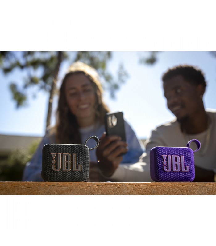اسپیکر بلوتوثی جی‌بی‌ال مدل JBL Go 4 (رنگ بنفش)