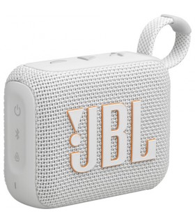 اسپیکر بلوتوثی جی‌بی‌ال مدل JBL Go 4 (رنگ سفید)