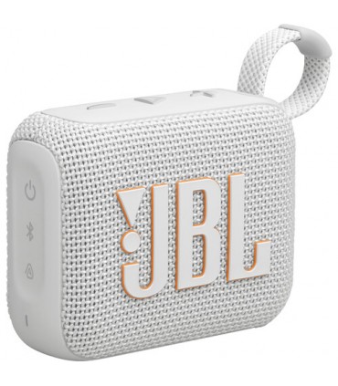 اسپیکر بلوتوثی جی‌بی‌ال مدل JBL Go 4 (رنگ سفید)