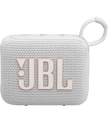 اسپیکر بلوتوثی جی‌بی‌ال مدل JBL Go 4 (رنگ سفید)