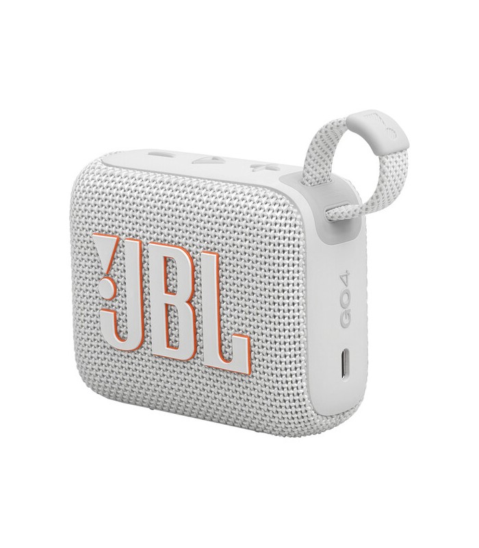 اسپیکر بلوتوثی جی‌بی‌ال مدل JBL Go 4 (رنگ سفید)
