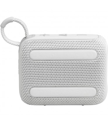 اسپیکر بلوتوثی جی‌بی‌ال مدل JBL Go 4 (رنگ سفید)
