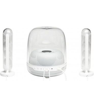 اسپیکر بلوتوثی هارمن‌ کاردن مدل Harman Kardon SoundSticks 4 (رنگ سفید)