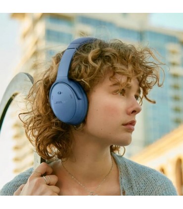 هدفون روگوشی بی‌سیم/با‌سیم بوز مدل Bose QuietComfort (رنگ آبی)